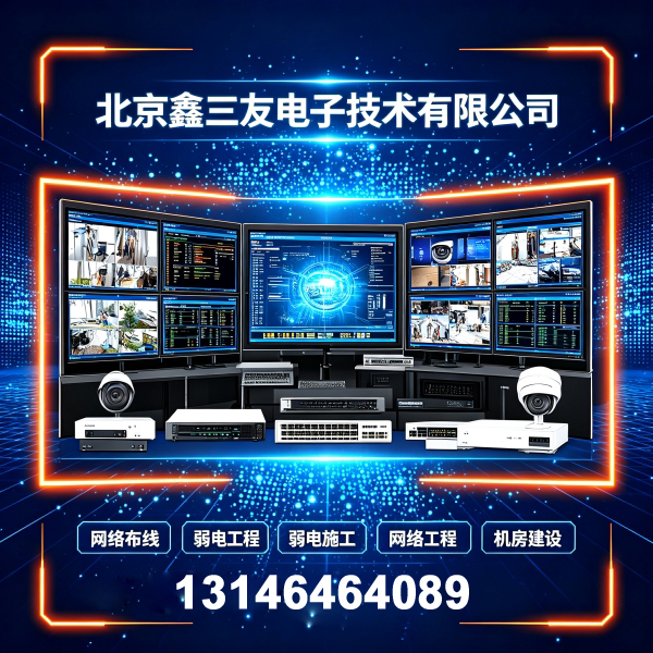 北京商铺装修完才想起补监控？监控安装配合网络布线的坑鑫三友